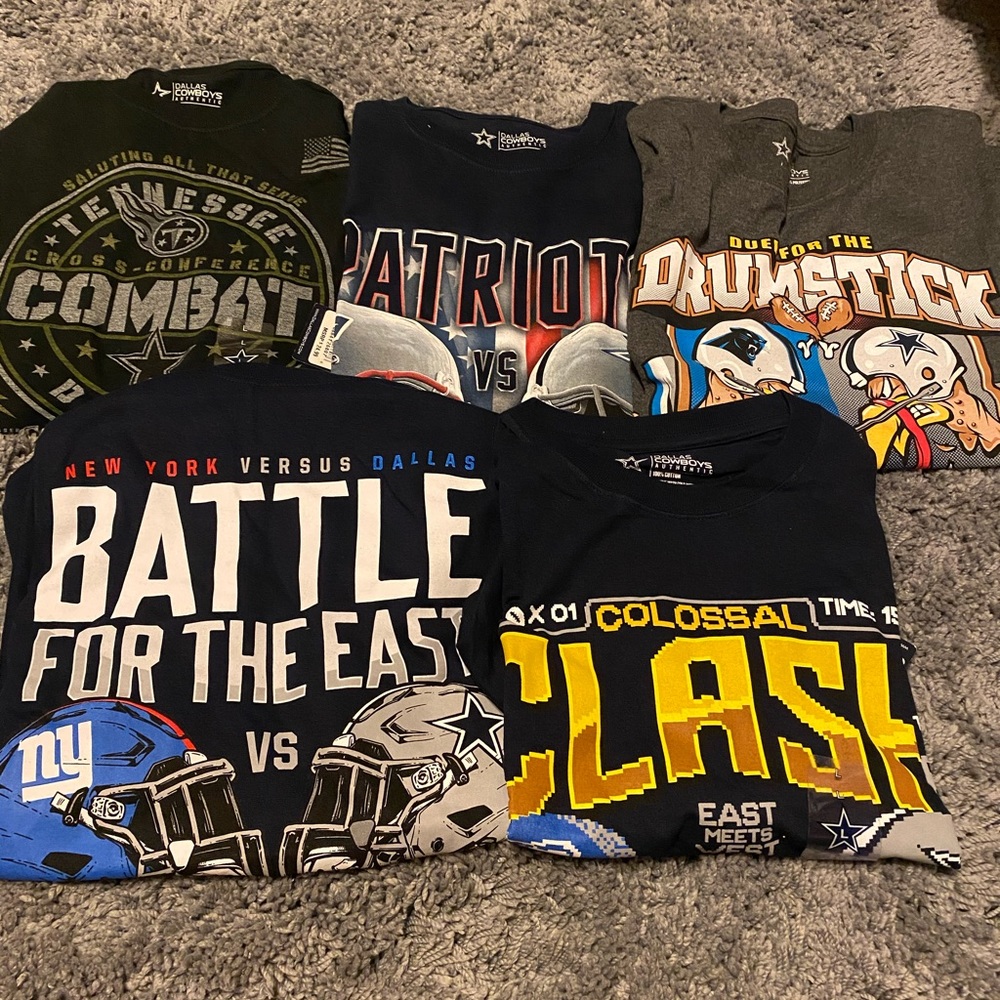 Dallas Cowboys shirt lot.. size Large!!!